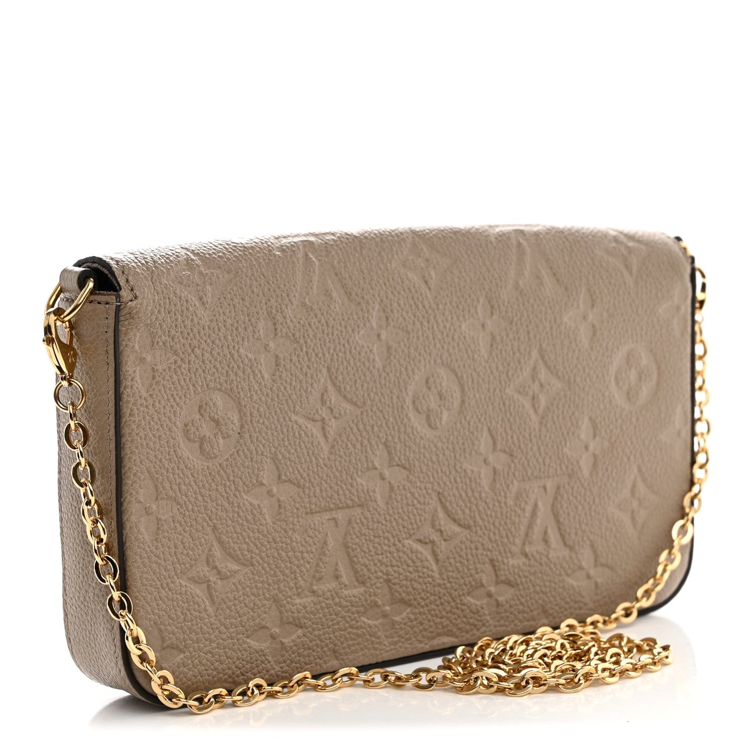 Louis Vuitton Empreinte Pochette Felicie Chain Wallet Tourterelle