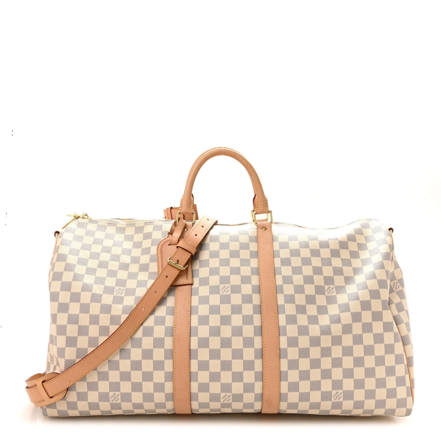 Louis Vuitton Damier Azur Keepall Bandouliere 55