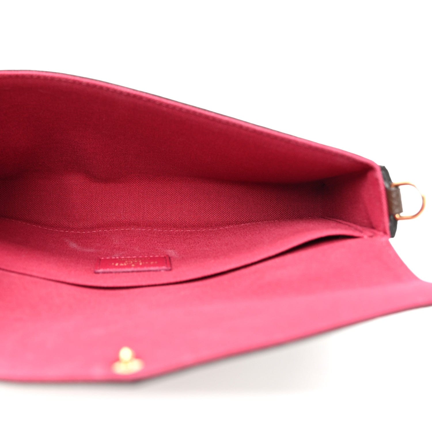 Louis Vuitton Monogram Pochette Felicie Chain Wallet Fuchsia
