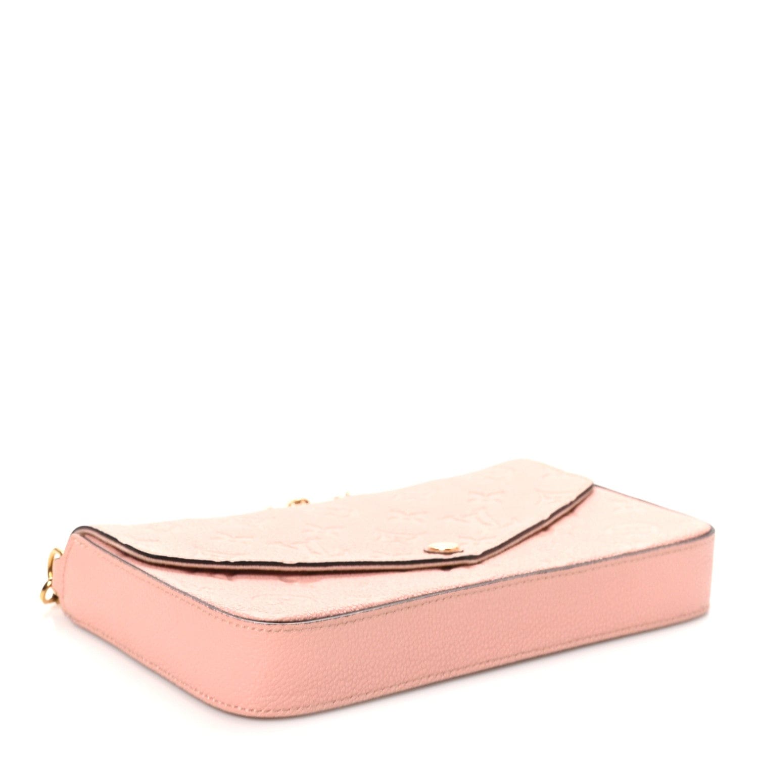 Louis Vuitton Empreinte Pochette Felicie Chain Wallet Rose Poudre