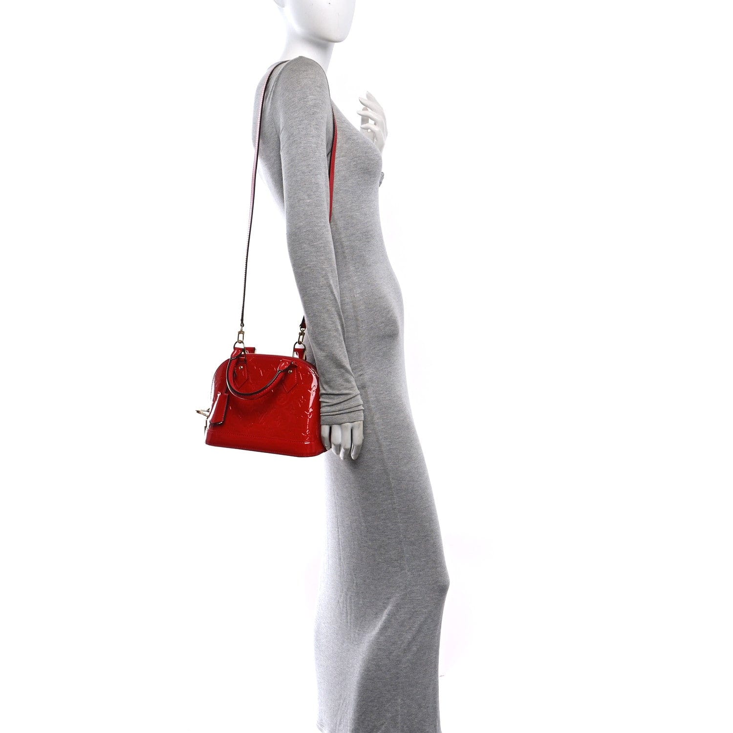 Louis Vuitton Vernis Alma BB Cherry
