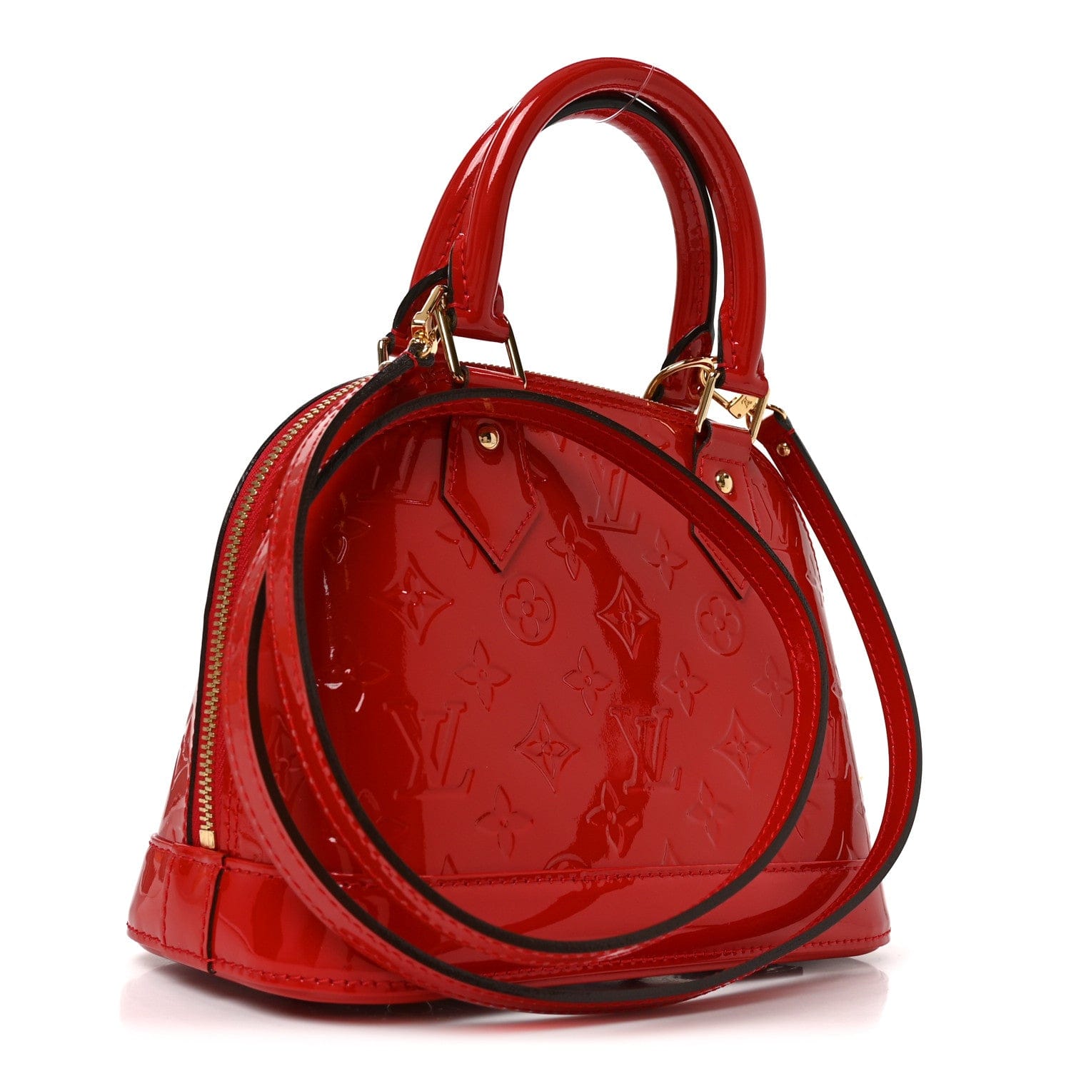 Louis Vuitton Vernis Alma BB Cherry