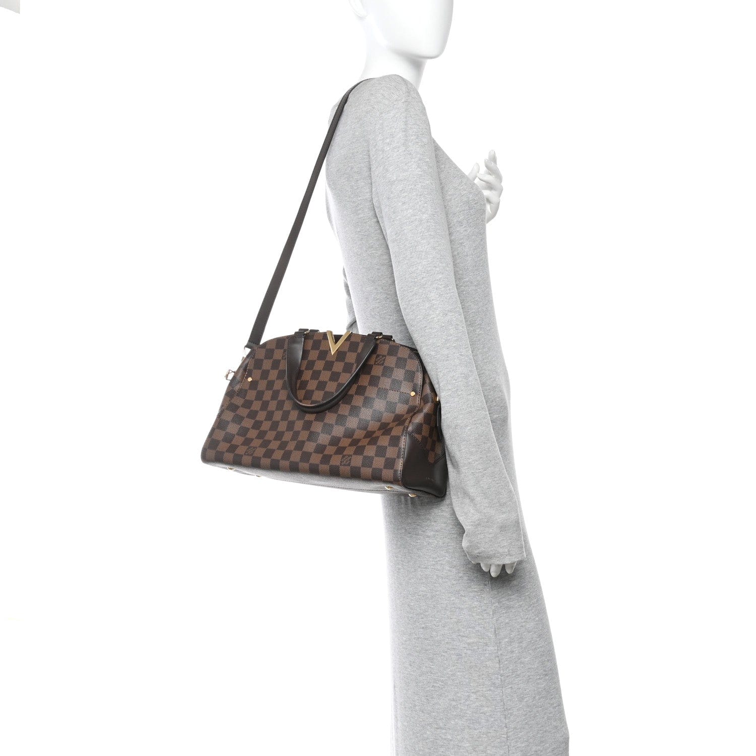Louis Vuitton Damier Ebene Kensington Bowling Bag