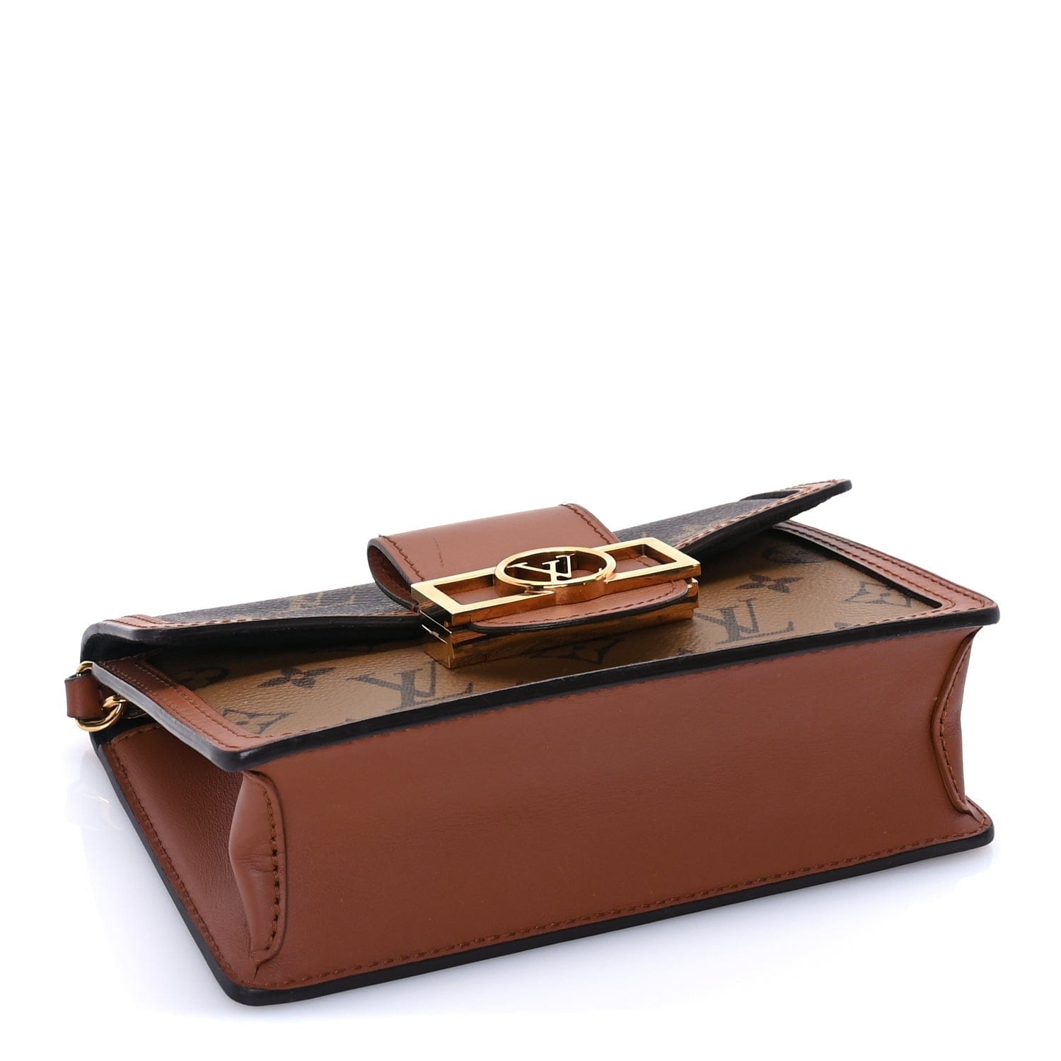 Louis Vuitton Reverse Monogram Dauphine Chain Wallet