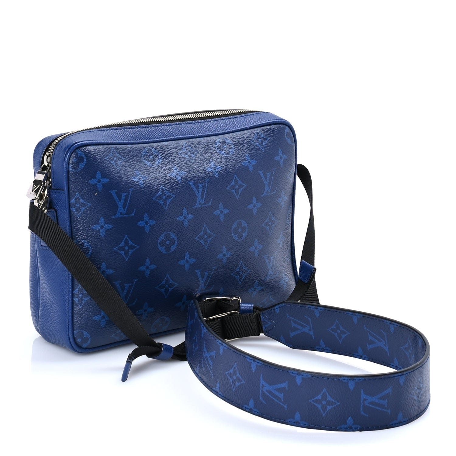 Louis Vuitton Taiga Monogram Outdoor Messenger Cobalt