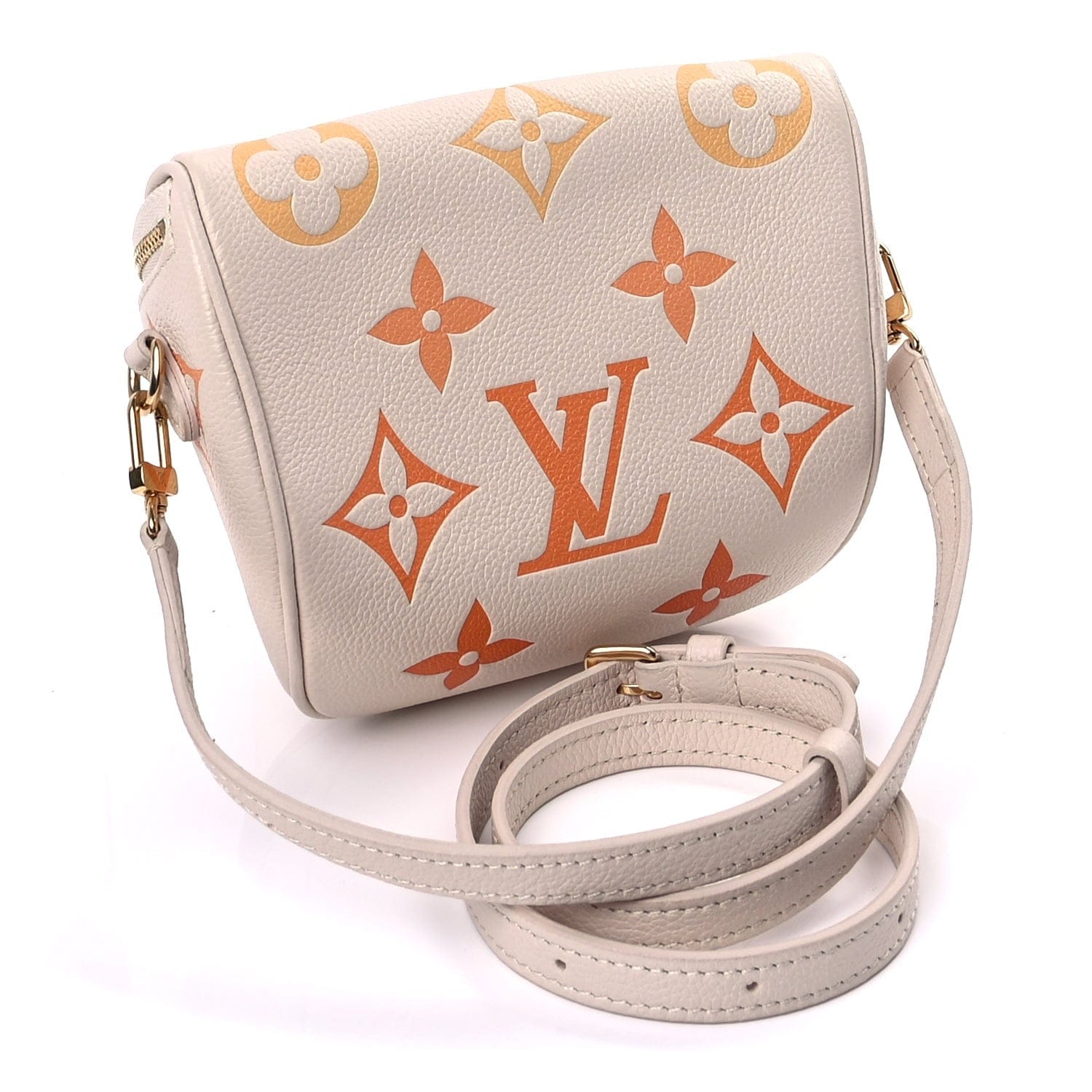 Louis Vuitton Empreinte Monogram Giant Mini By The Pool Bumbag Cream Saffron