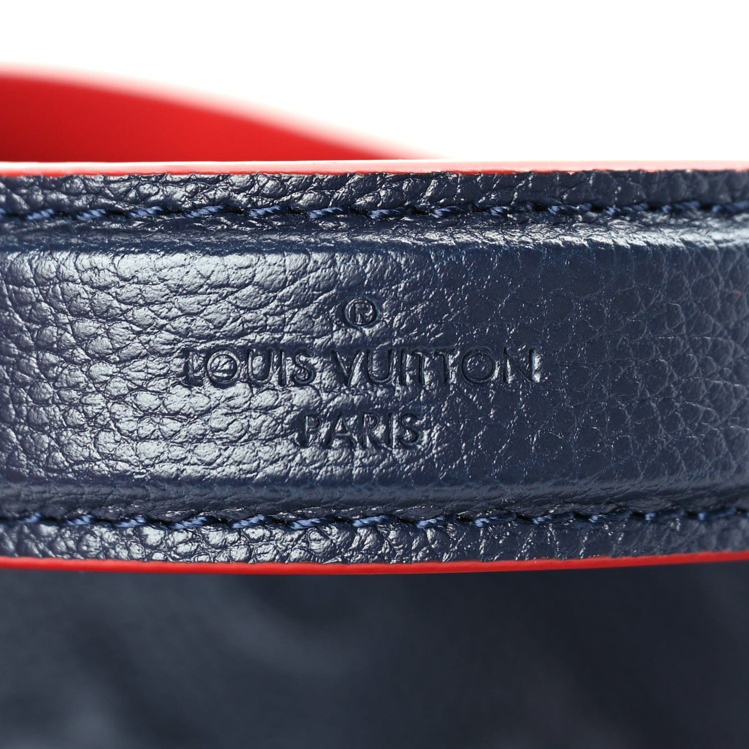 Louis Vuitton Empreinte Neonoe MM Marine Rouge