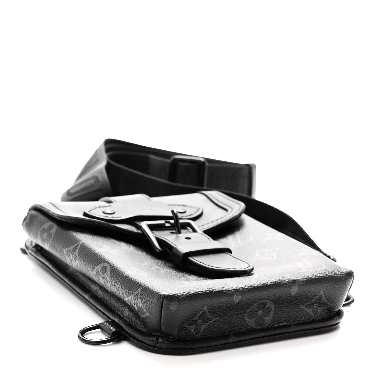 Louis Vuitton Monogram Eclipse Saumur Slingbag Black