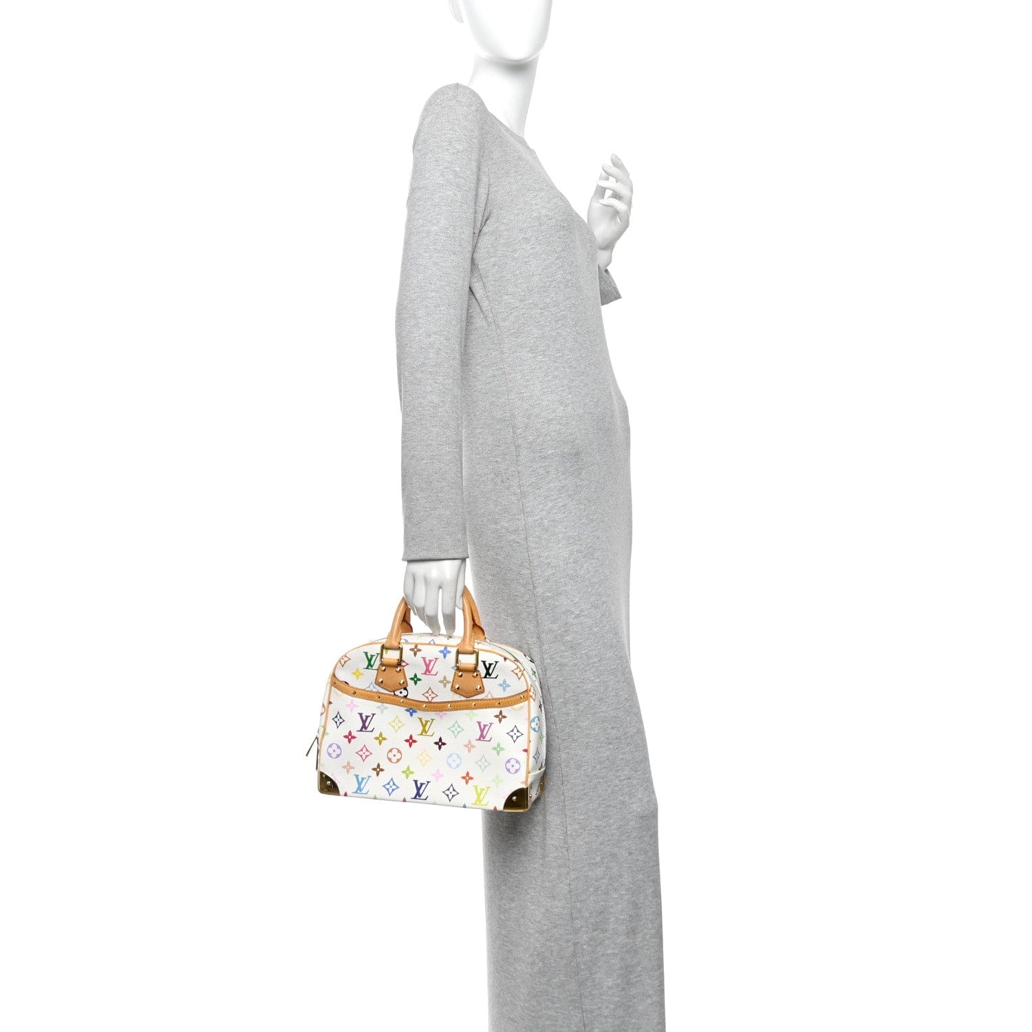 Louis Vuitton Monogram Multicolor Trouville White