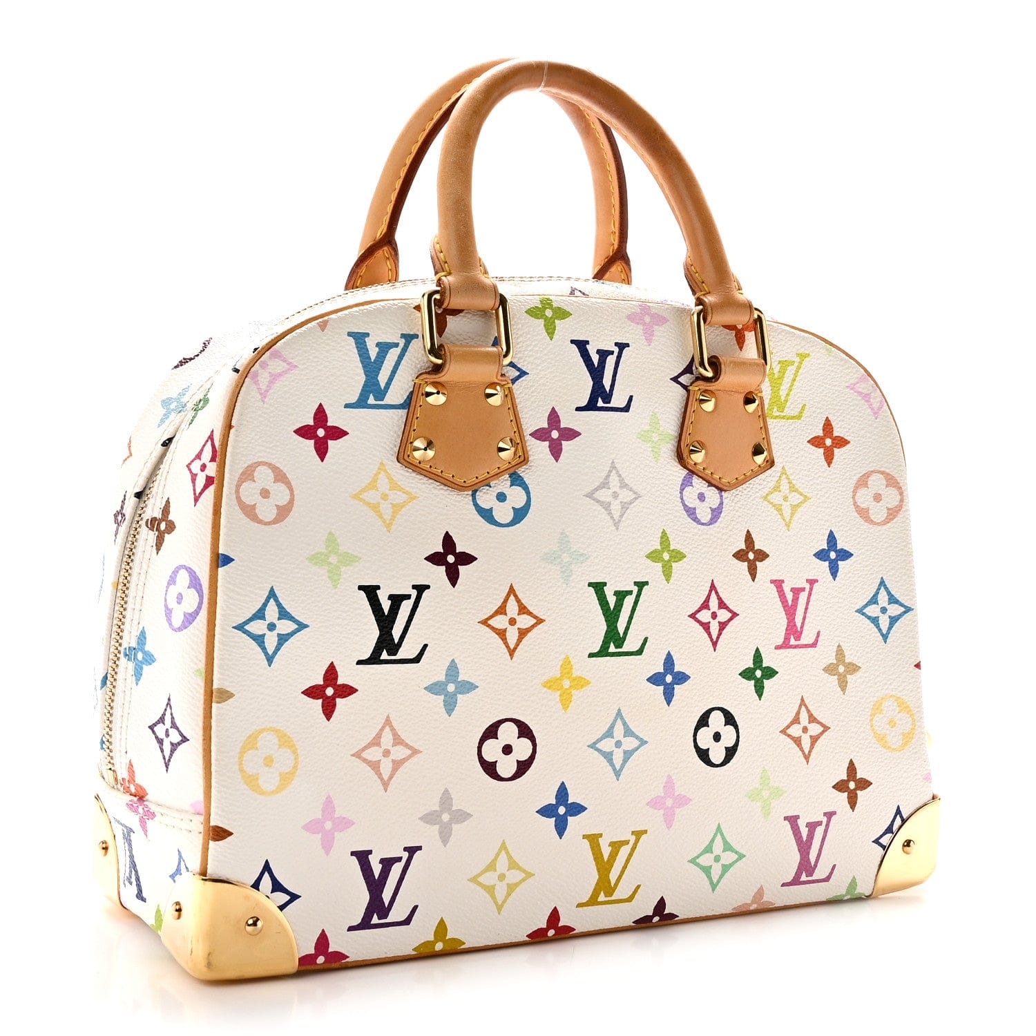 Louis Vuitton Monogram Multicolor Trouville White