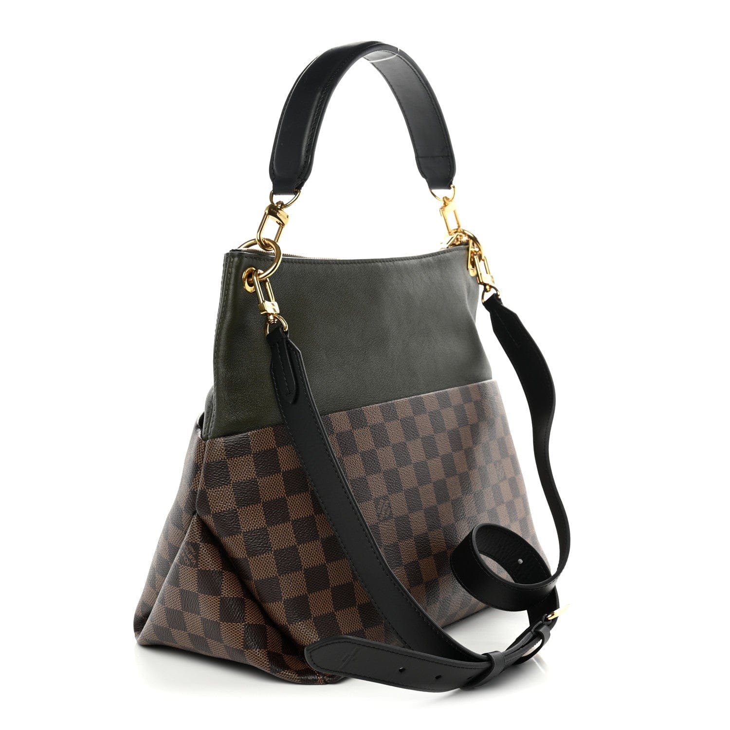 Louis Vuitton Damier Ebene Calfskin Maida Khaki