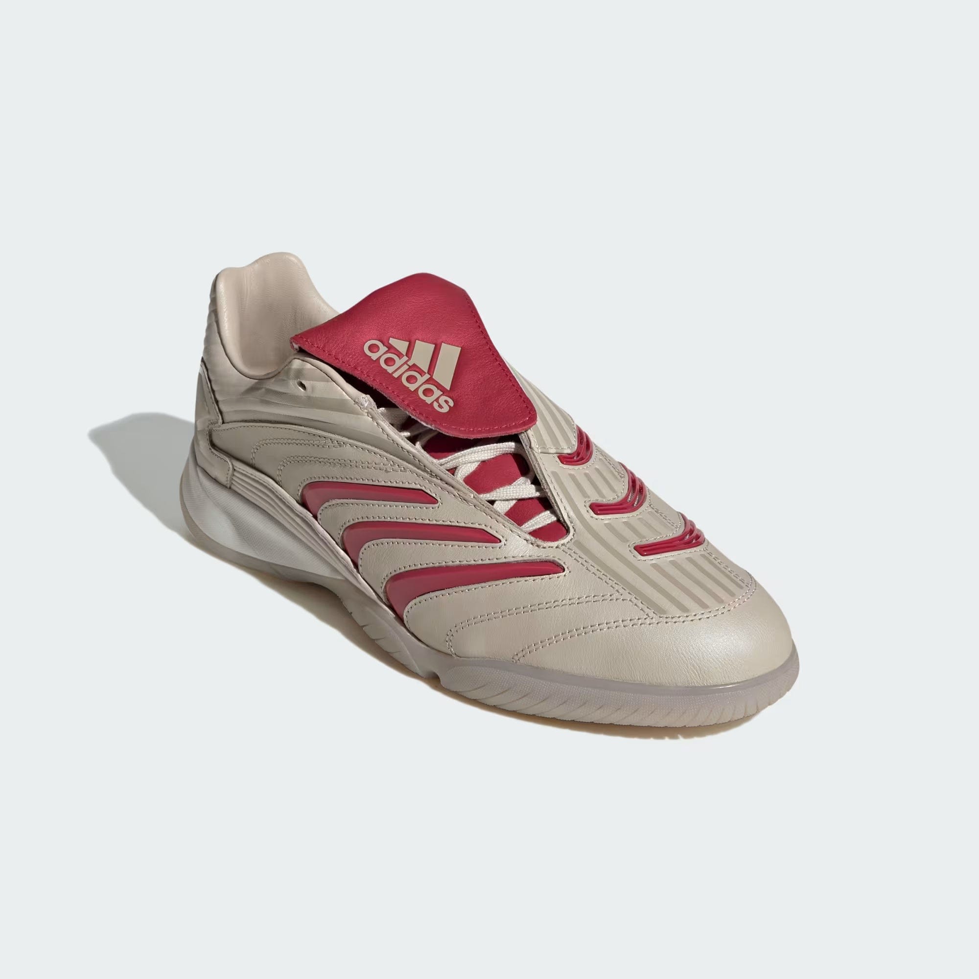 adidas PREDATOR SALA - BEIGE / TEAM VICTORY RED