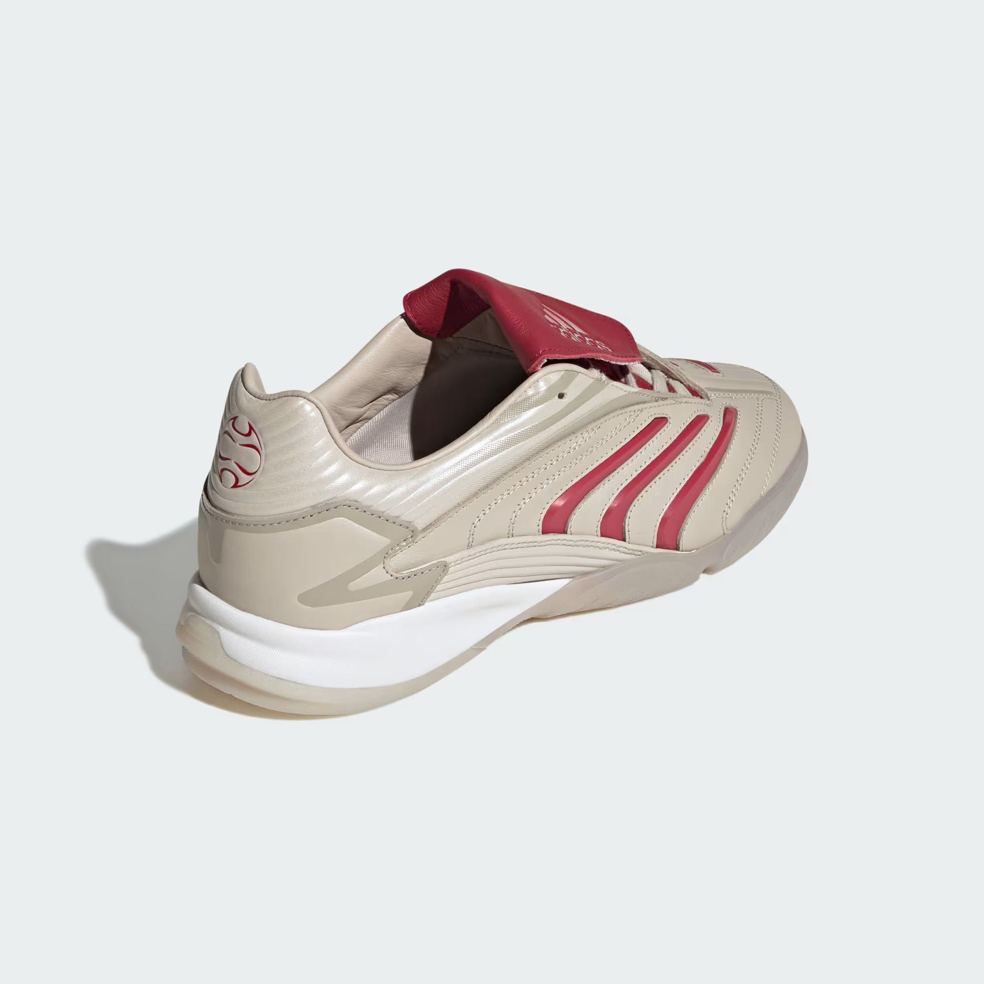 adidas PREDATOR SALA - BEIGE / TEAM VICTORY RED