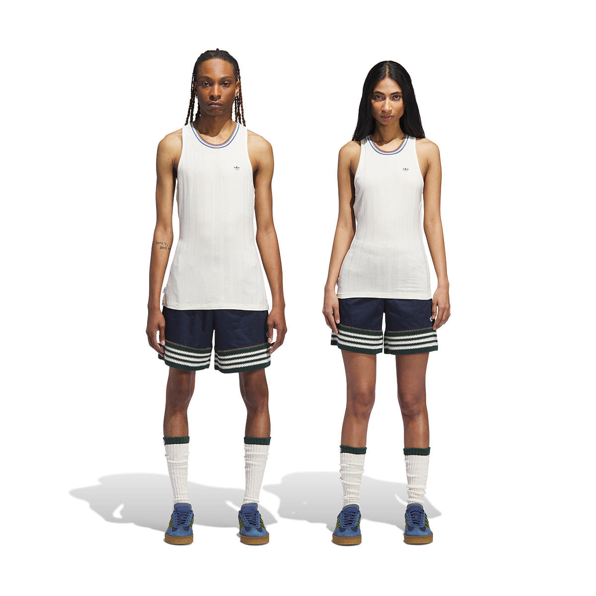adidas + CLOT Knit Tank Top Cream White