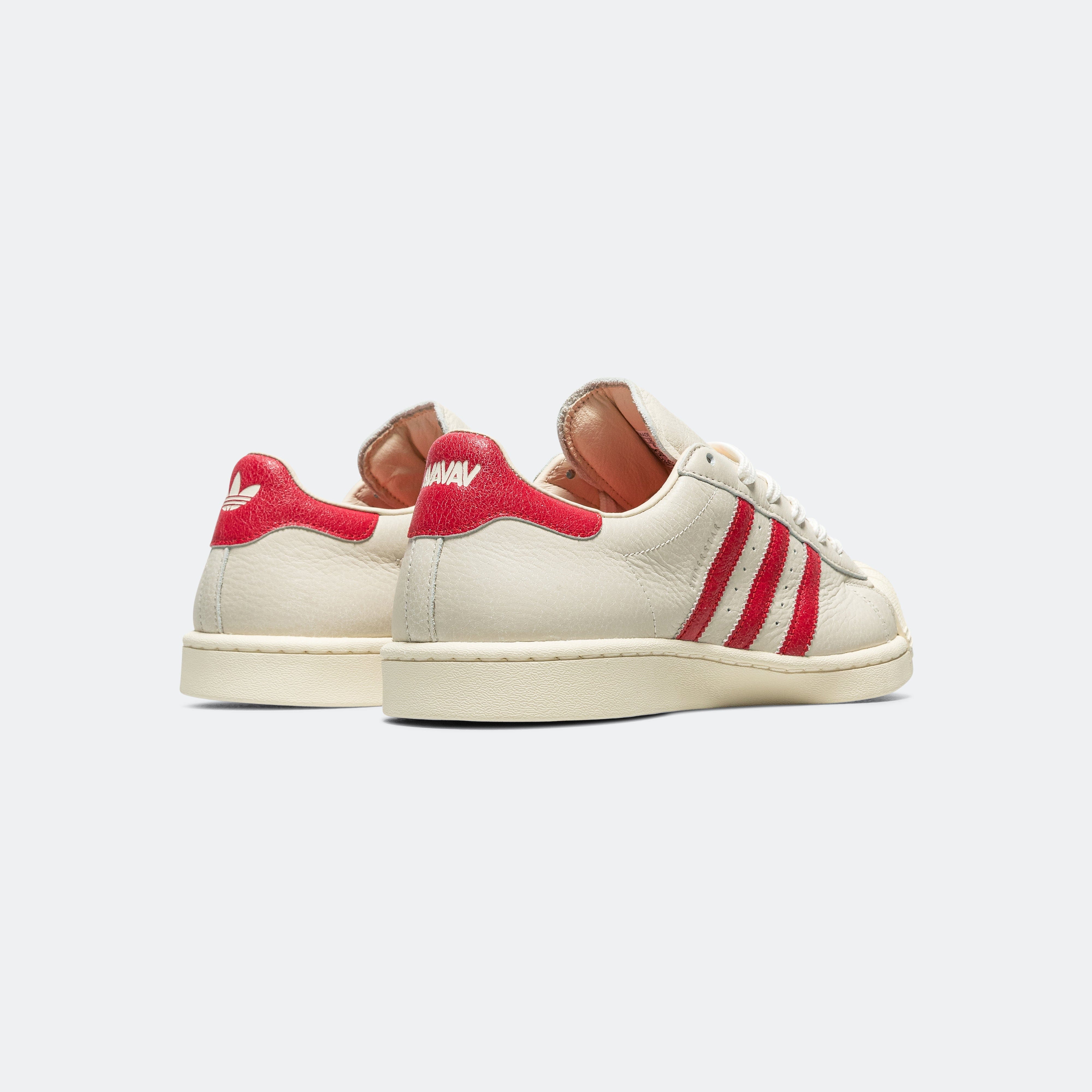 adidas Womens SST Modified x avavav - Crystal White/Easy Yellow