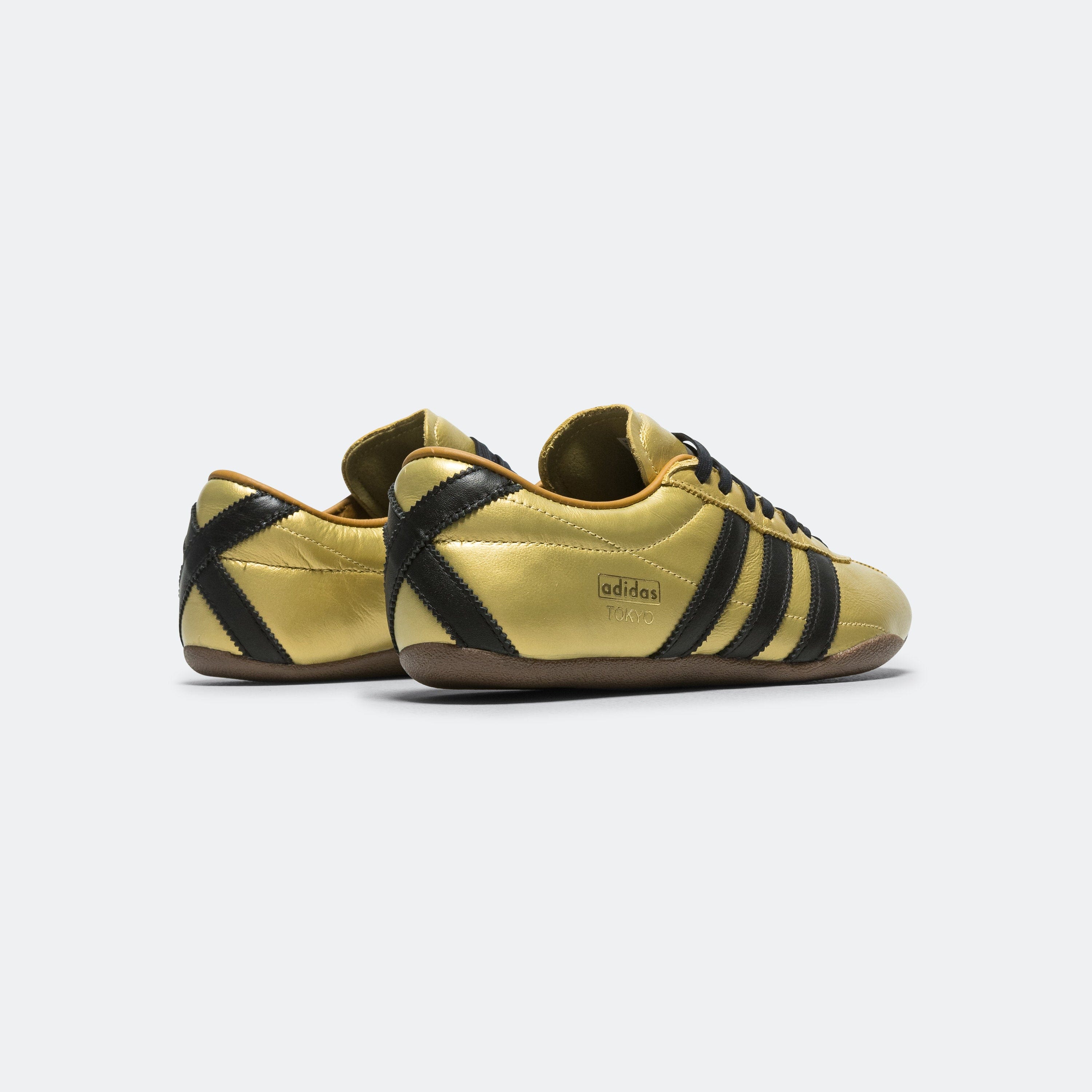 adidas Womens Tokyo Decon - Gold Metallic/Core Black - Preloved Brown