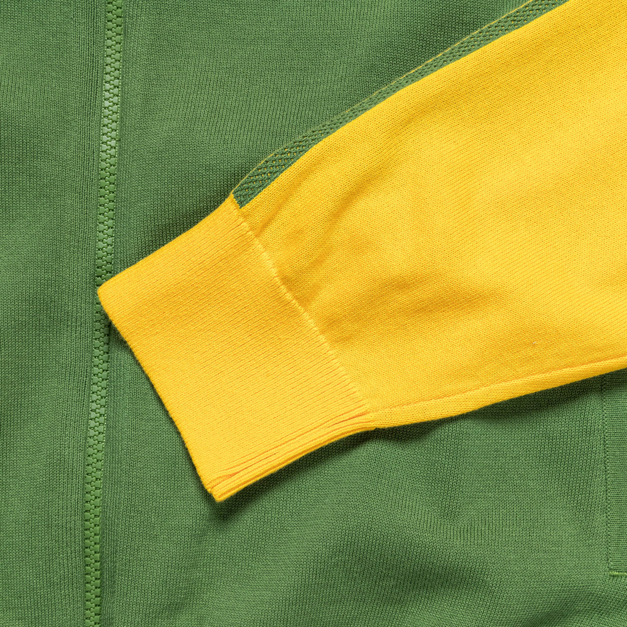 adidas Knit Track Top x Wales Bonner - Bold Gold/Crew Green