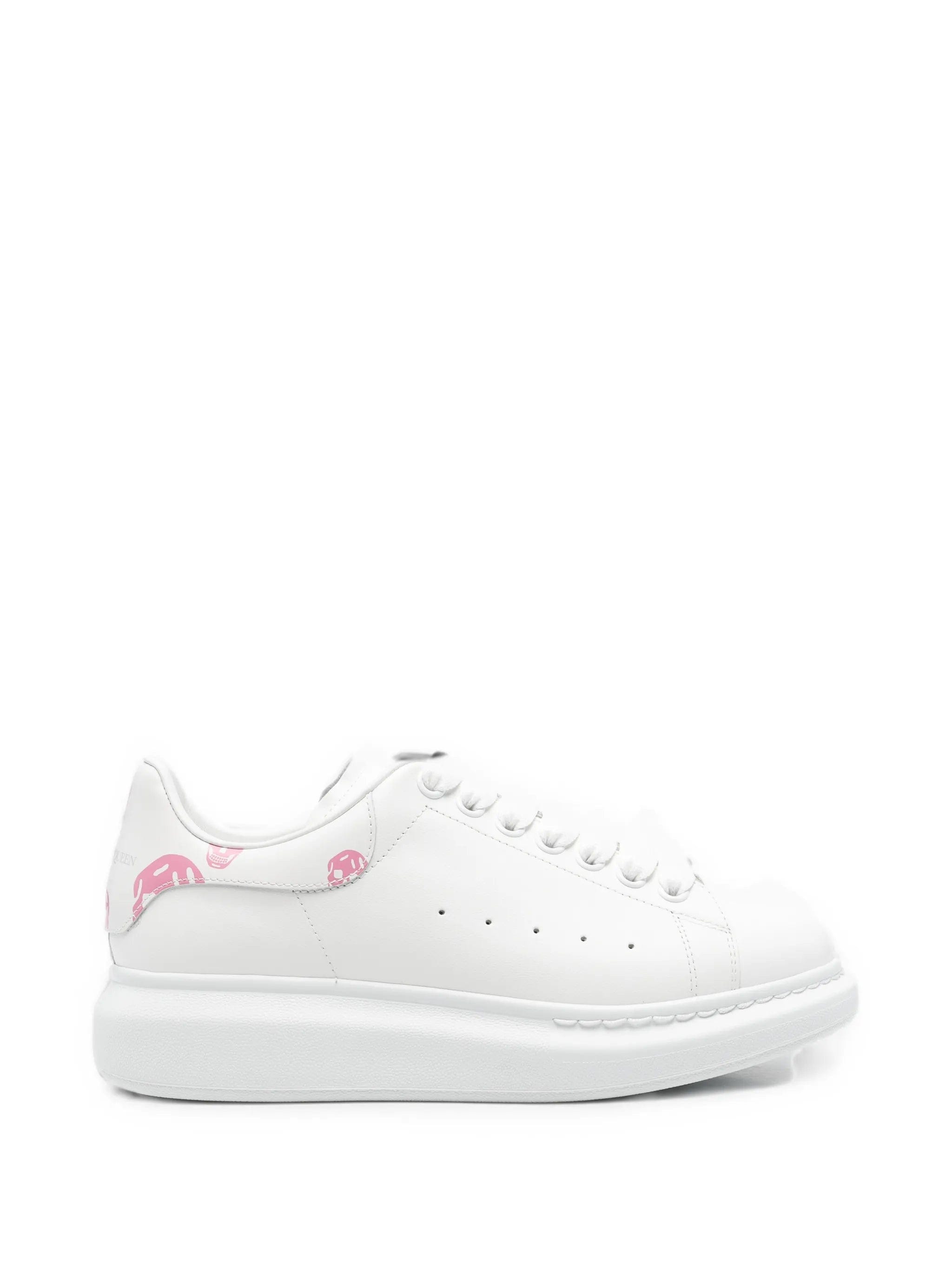 Alexander McQueen skull - print platform sneakers
