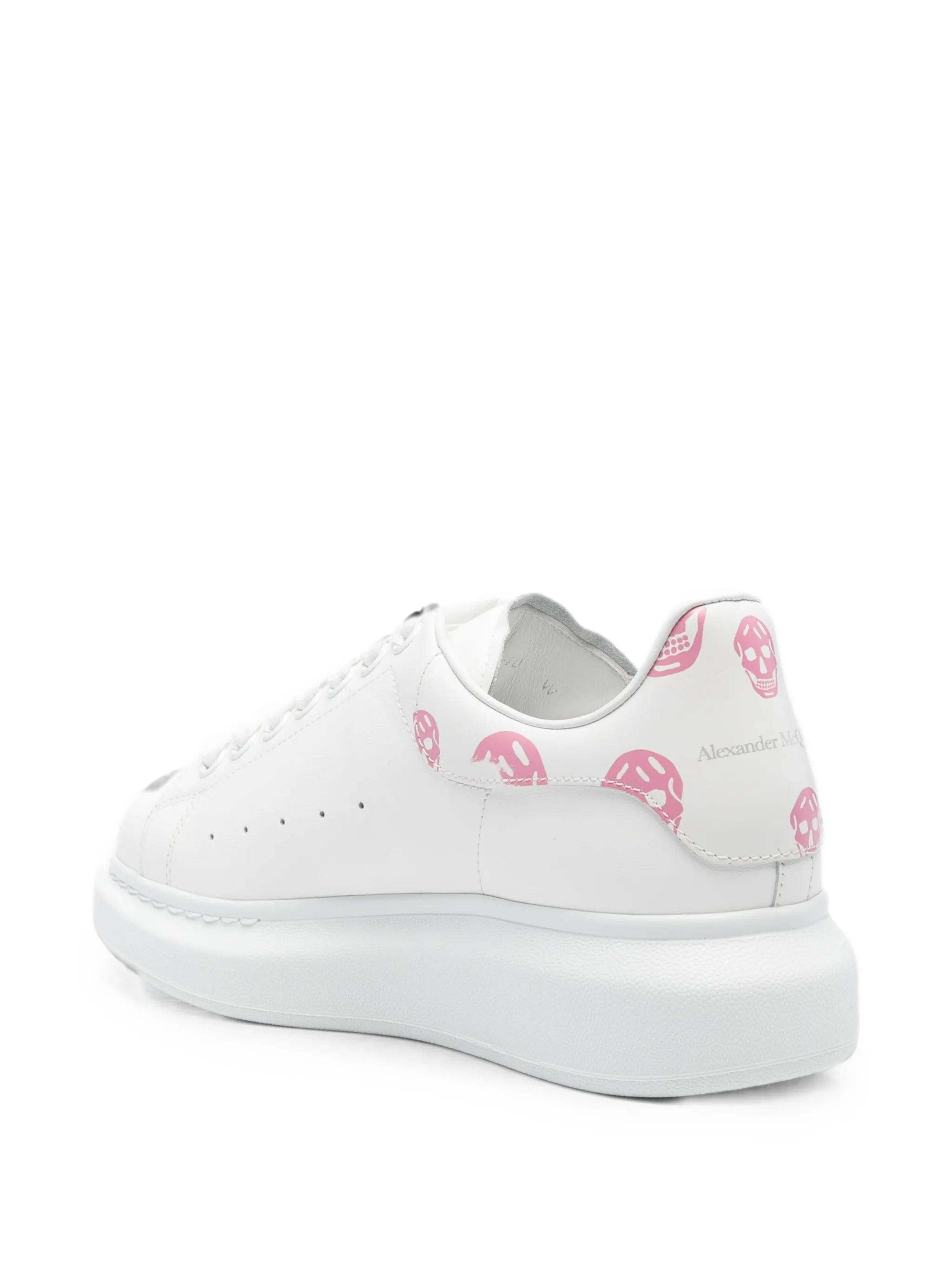 Alexander McQueen skull - print platform sneakers