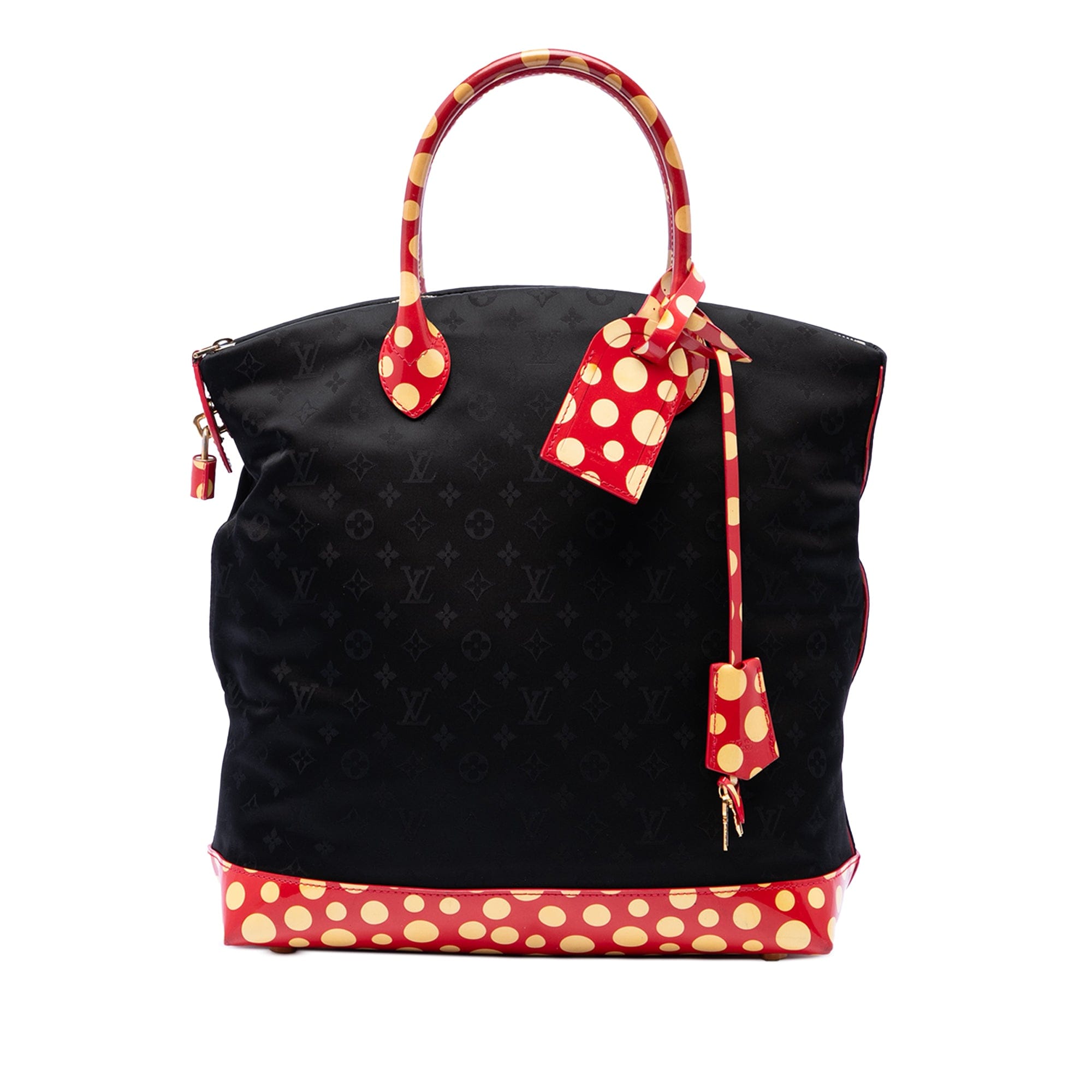 Louis Vuitton Yayoi Kusama Monogram Lockit Vertical Dots Infinity MM