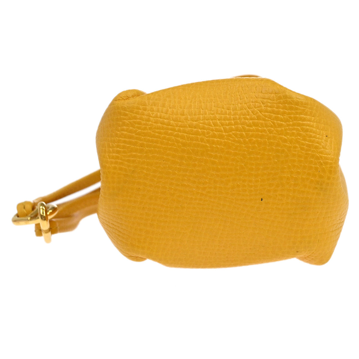 Hermes Jaune Courchevel Vespa Mini Pouch Bag