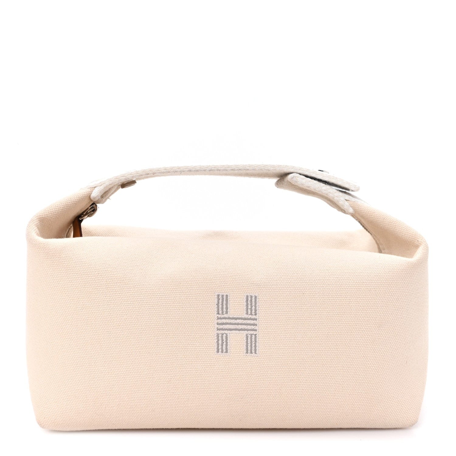 Hermes Canvas Small Bride - A - Brac Pouch Natural