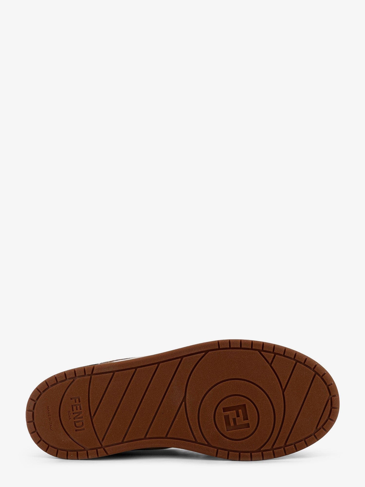Fendi Match suede and pony skin low - top sneakers