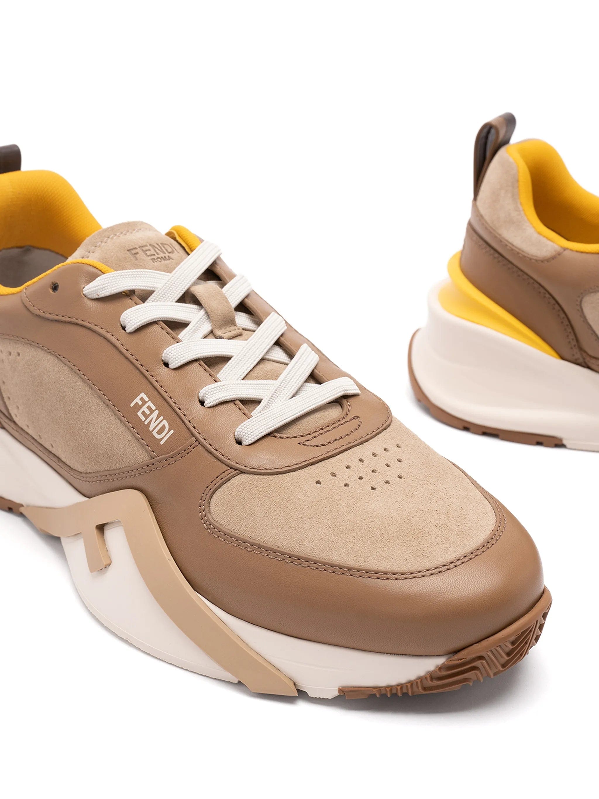 Fendi Flow panelled sneakers