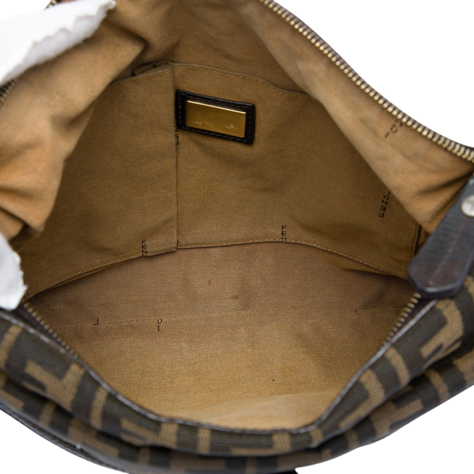 Fendi Zucca Canvas Chef Zip Crossbody