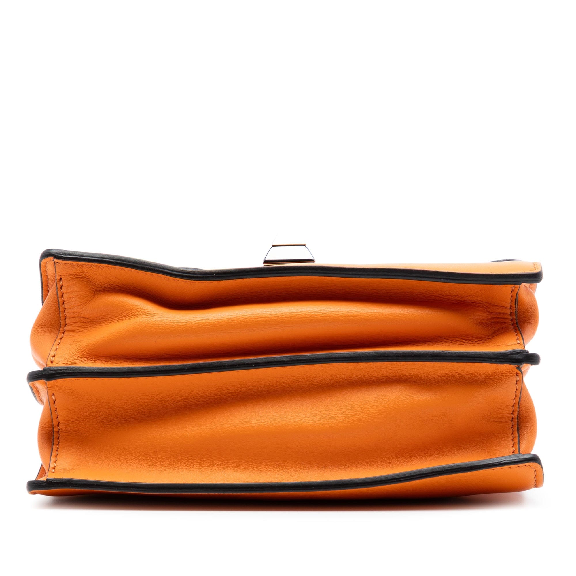 Fendi Small Vitello Grace Openwork Kan I Crossbody