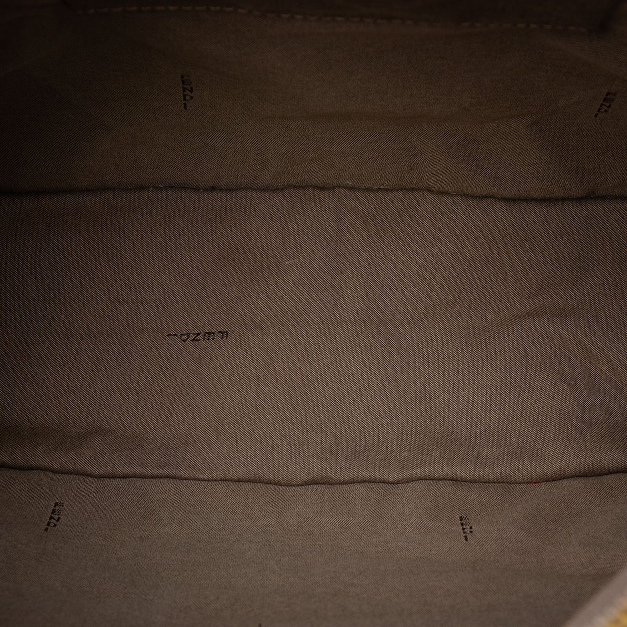 Fendi Zucchino Canvas F Charm Crossbody