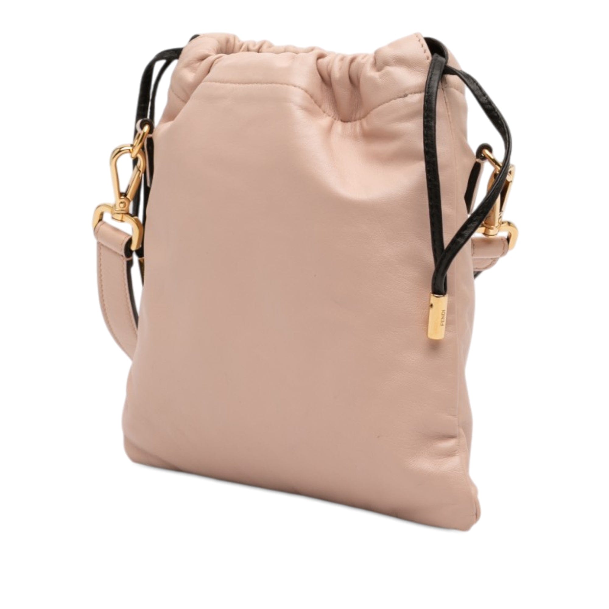 Fendi Small Calfskin Roma Drawstring Crossbody