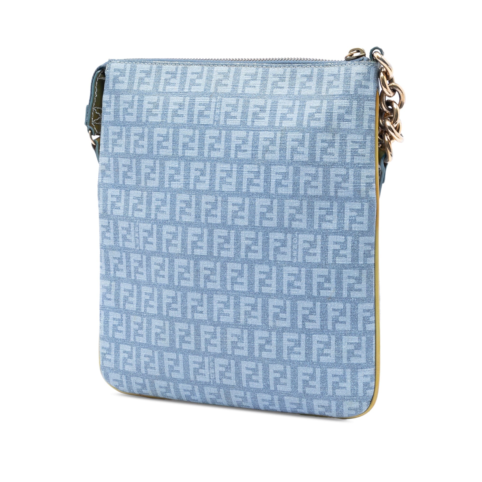 Fendi Zucchino Coated Canvas Forever Crossbody