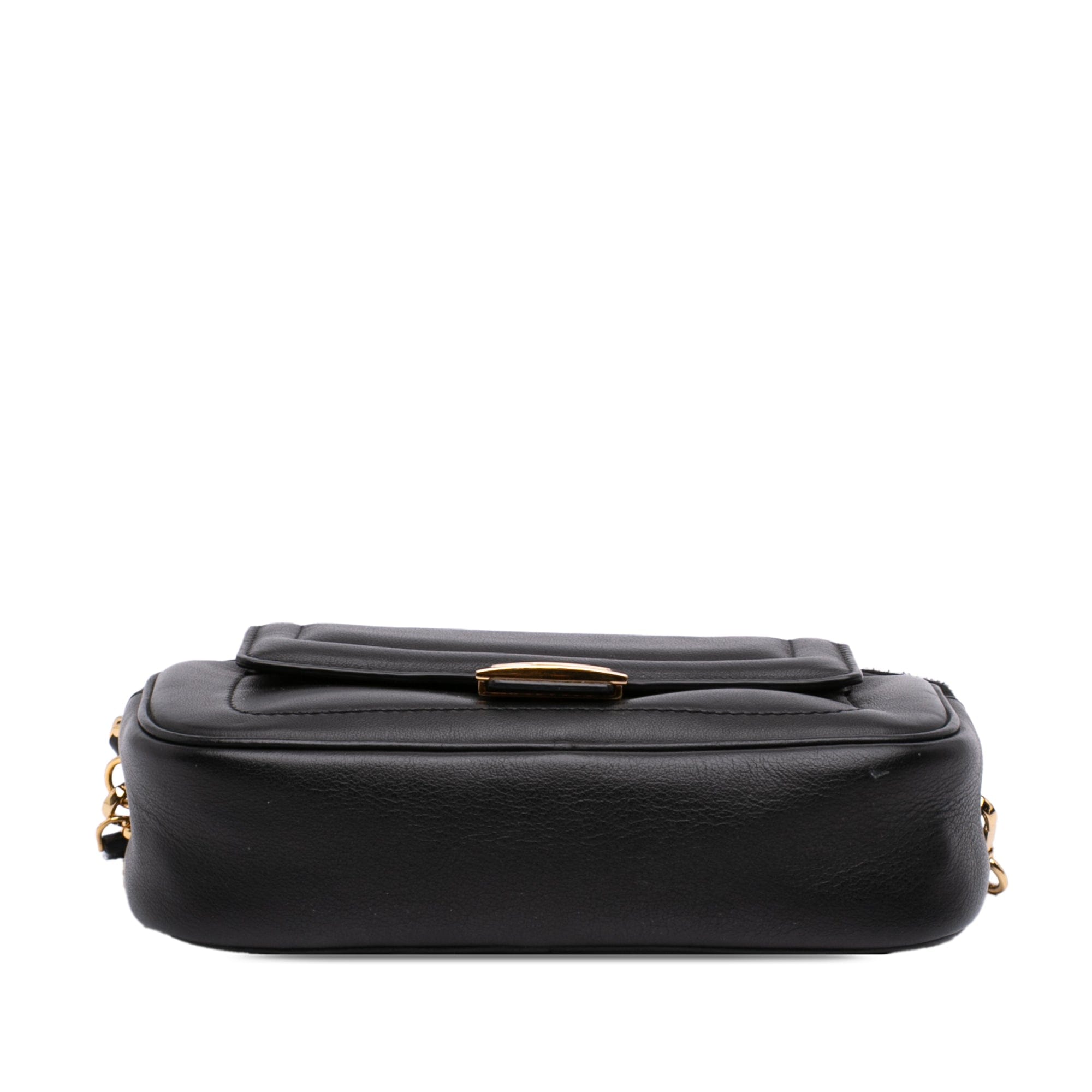 Fendi Leather Easy 2 Baguette Crossbody