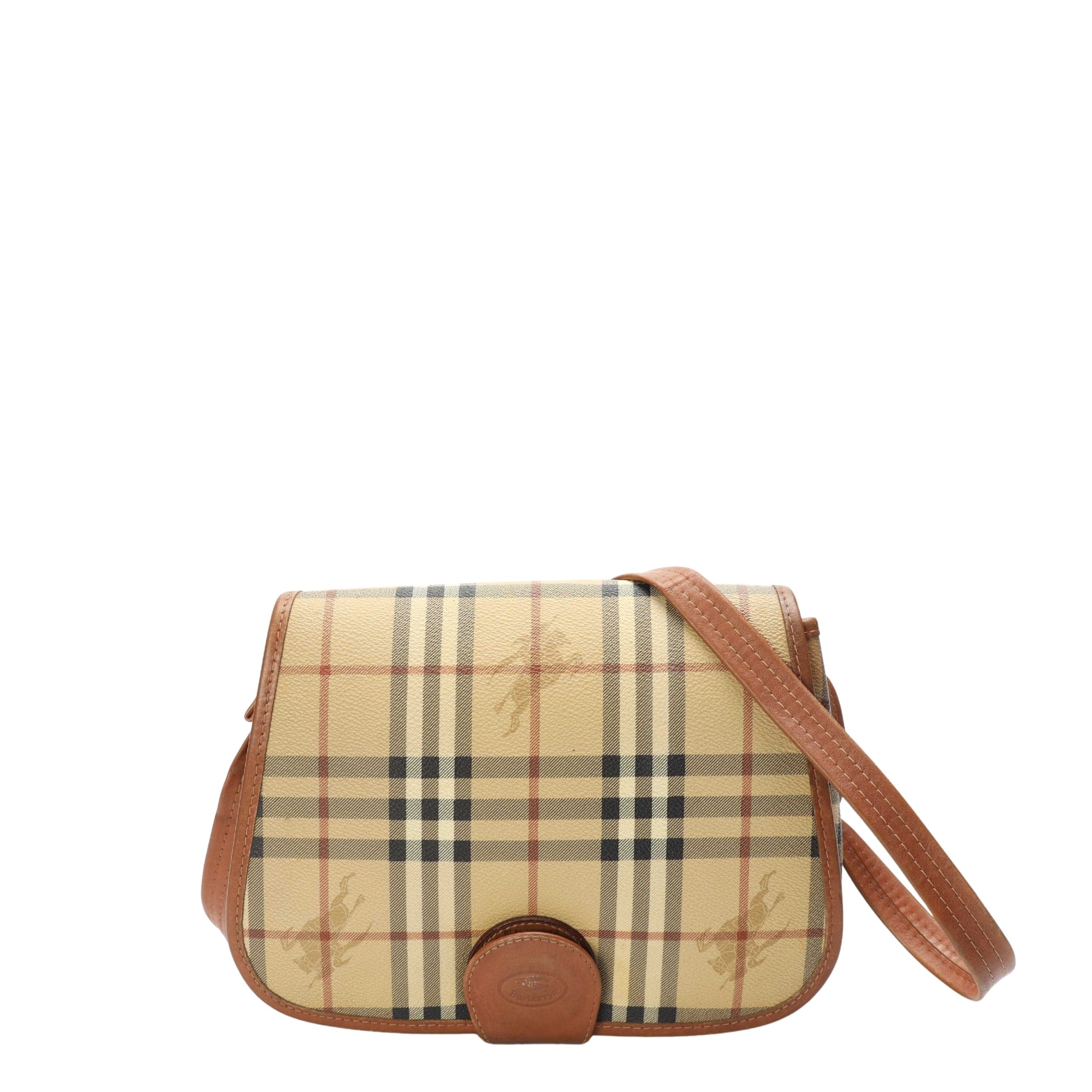 Burberry Haymarket Check Cross Body Bag