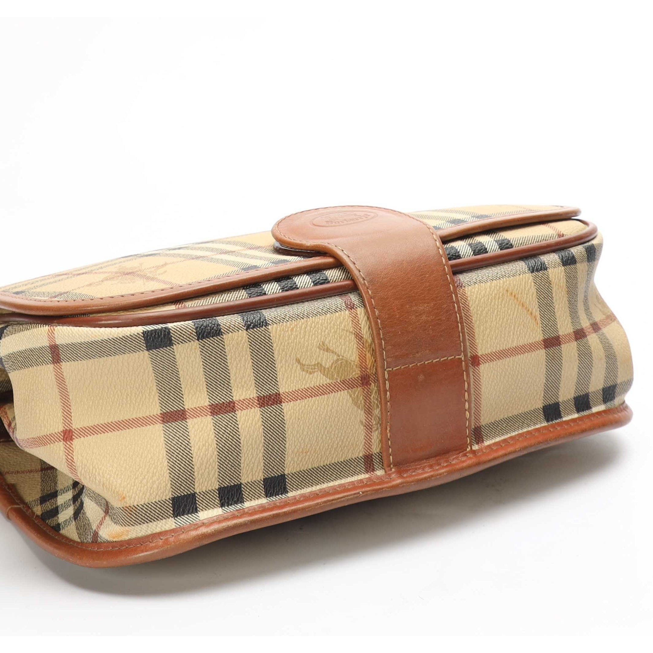 Burberry Haymarket Check Cross Body Bag