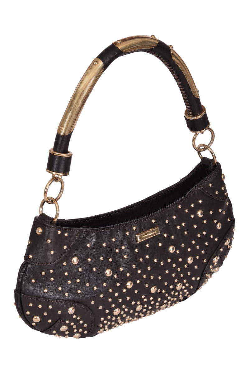 Burberry Leather Cadet Black Shoulder Bag