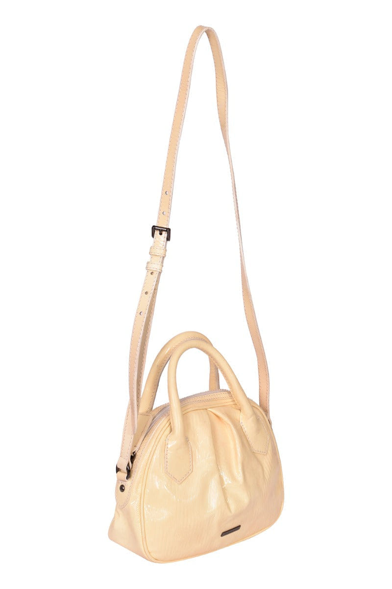 Burberry Patent Leather Nova Checks Embossed Shoulder Bag