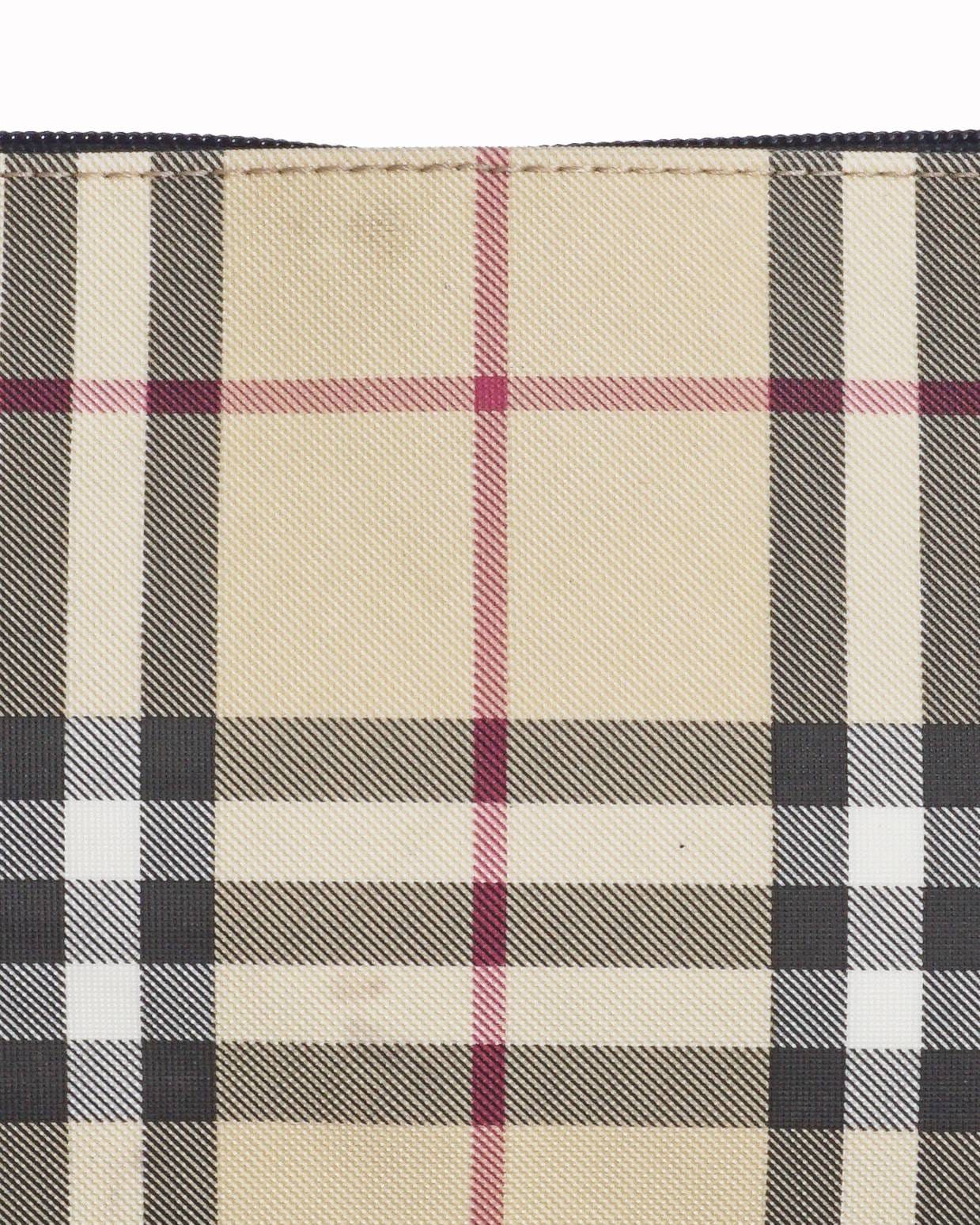 Burberry Vintage Nova Check Canvas Pochette Shoulder Bag