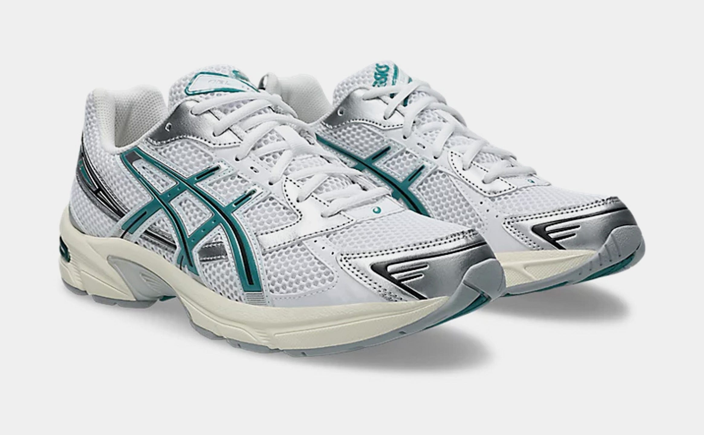 ASICS Gel 1130 Mens Running Shoes (White/Rainy Lake)
