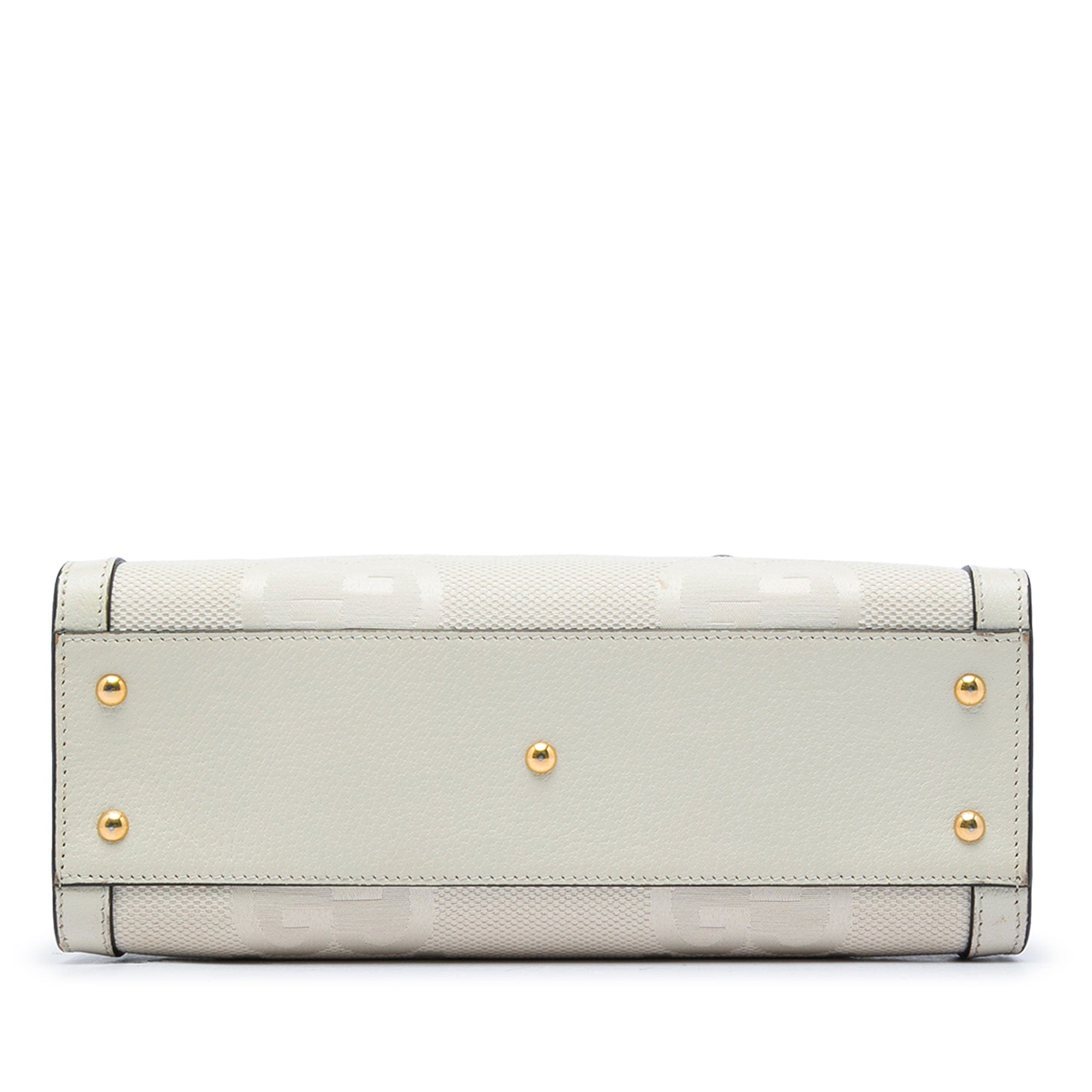 Gucci Medium Jumbo GG Canvas Bamboo Diana Satchel