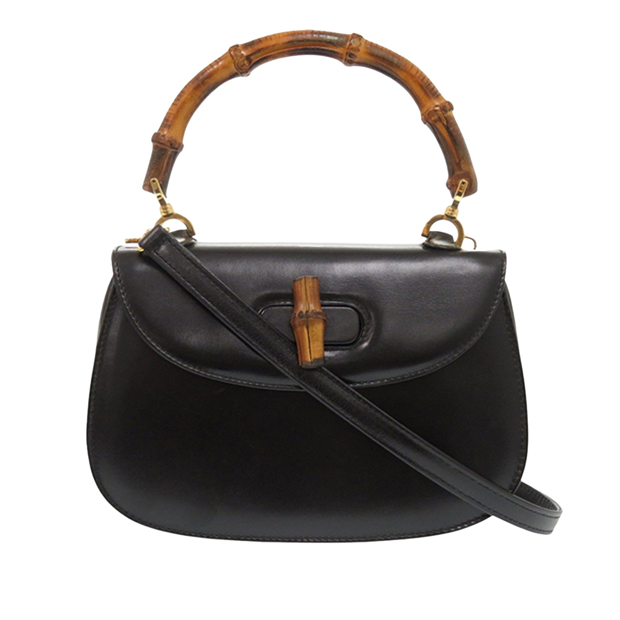 Gucci Small Calfskin Bamboo Night