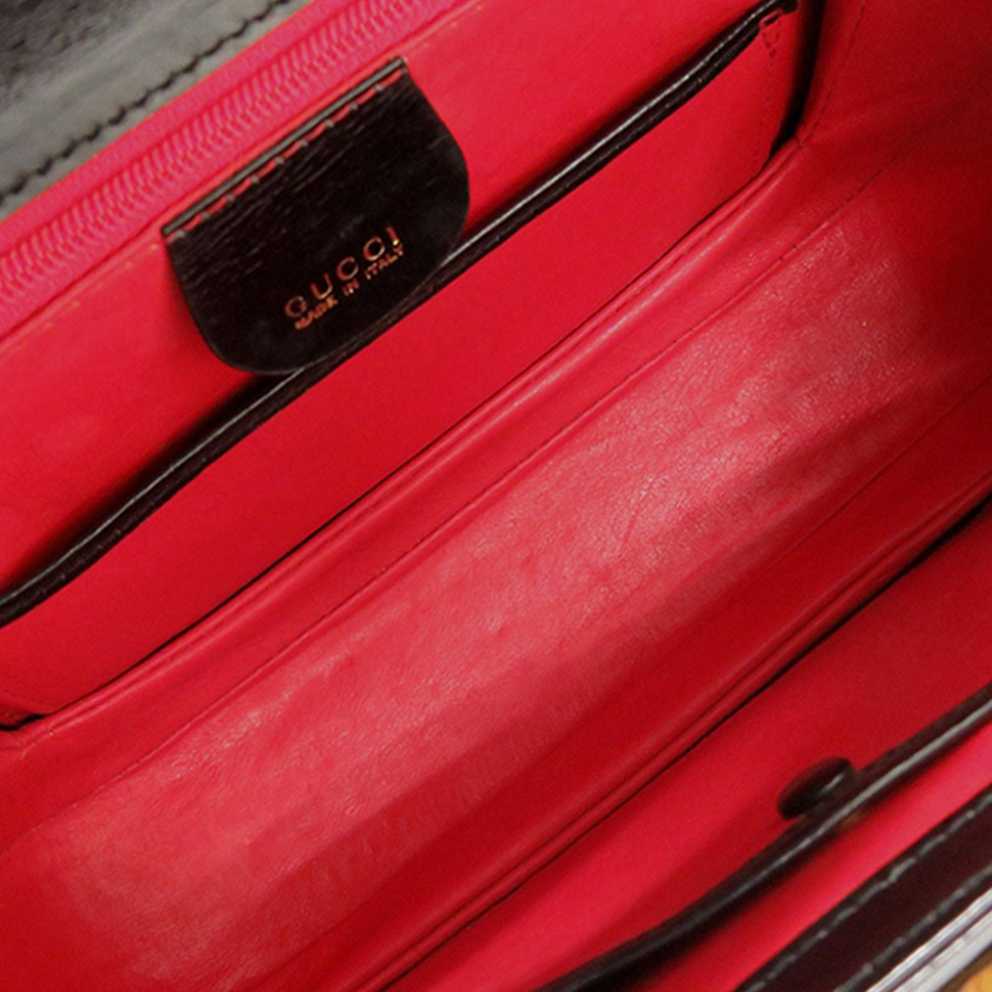 Gucci Small Calfskin Bamboo Night