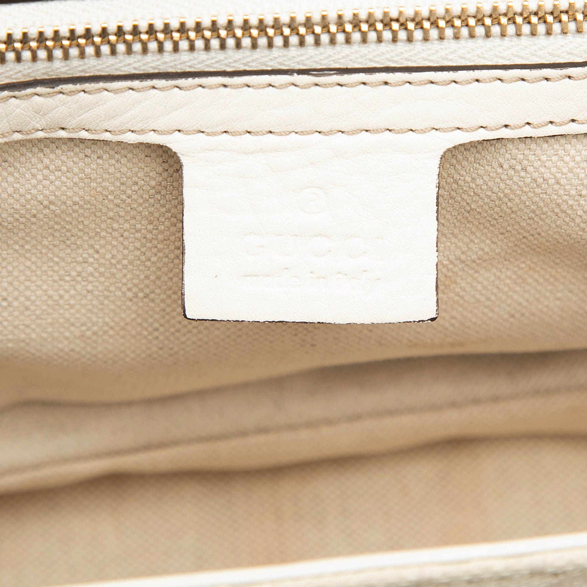 Gucci Medium GG Canvas New Bamboo Satchel