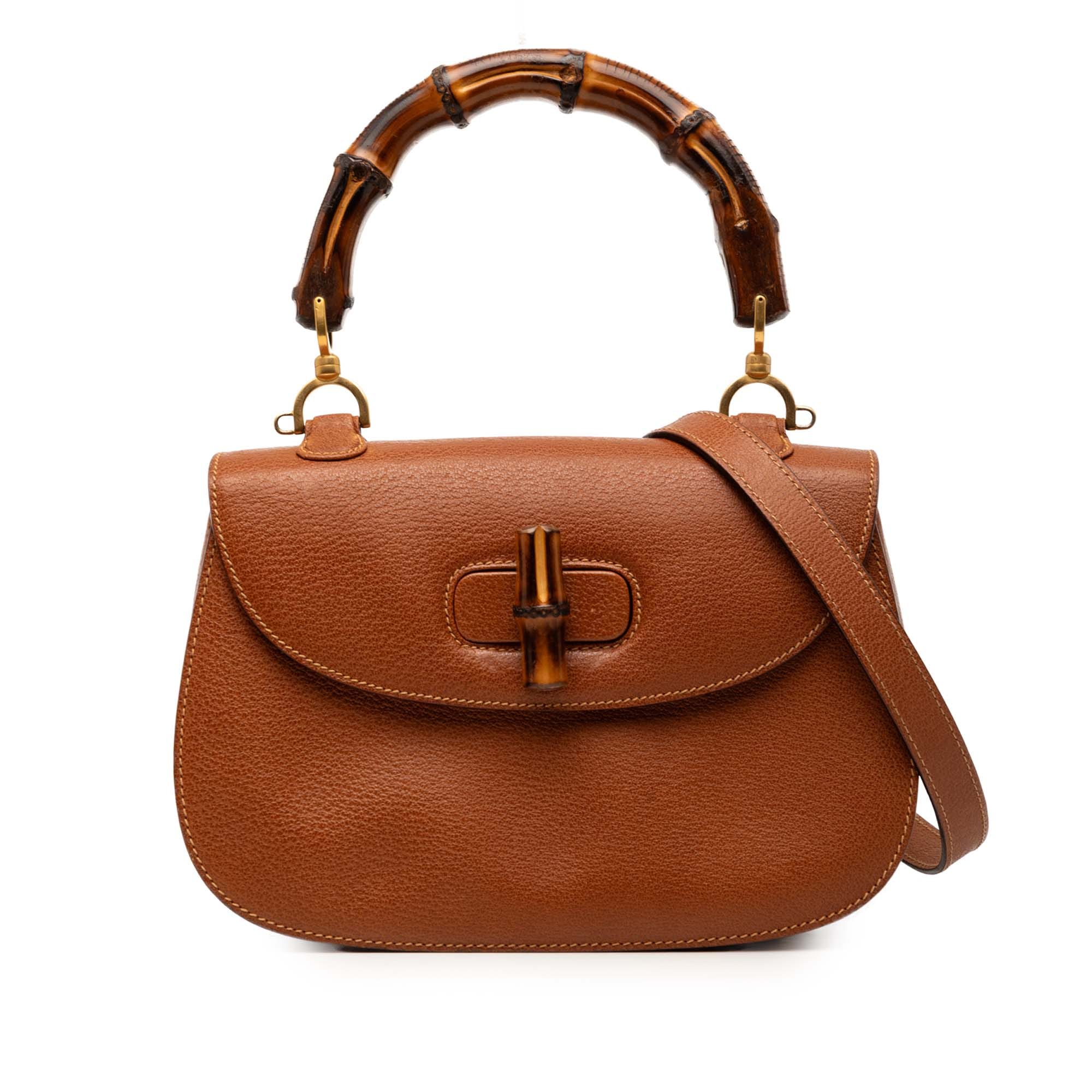 Gucci Grained Calfskin Bamboo Night