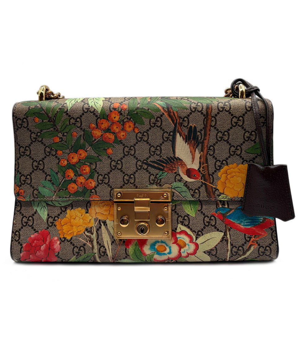 Gucci Large GG Supreme Tian Padlock