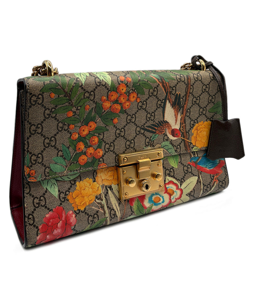 Gucci Large GG Supreme Tian Padlock