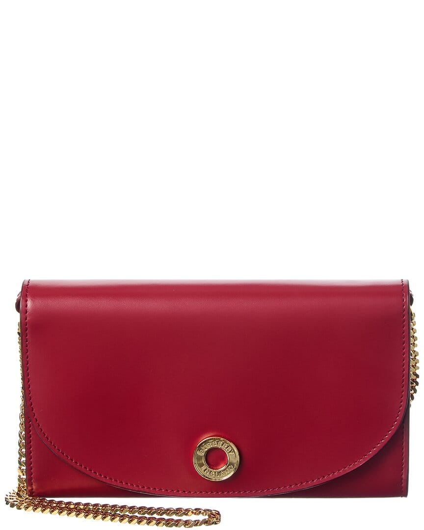 Burberry Leather Wallet On Chain