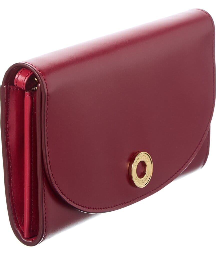 Burberry Leather Wallet On Chain