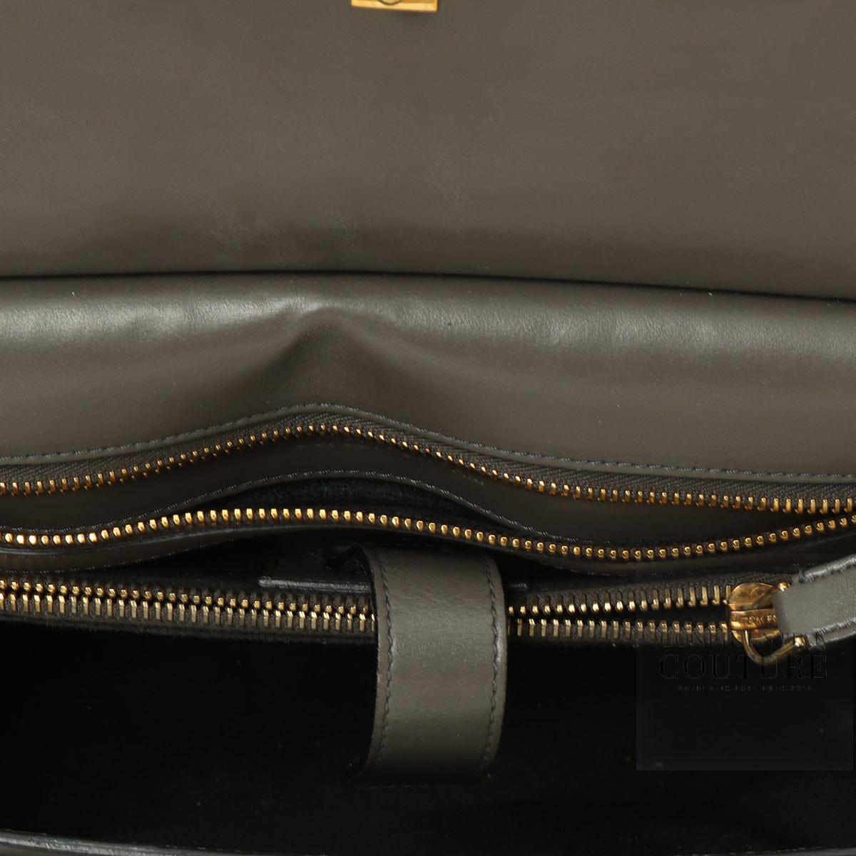 TOM FORD Grey Small Icon Leather Tote